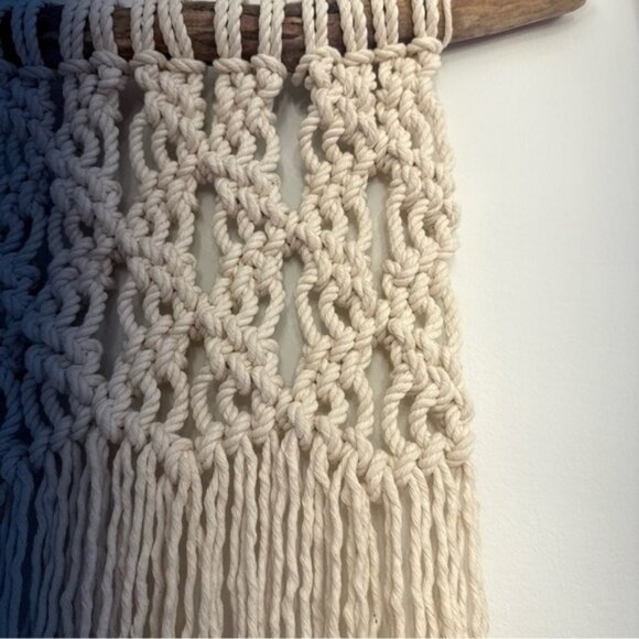 Handmade Macramé Wall Hanging - Picture 3 of 11